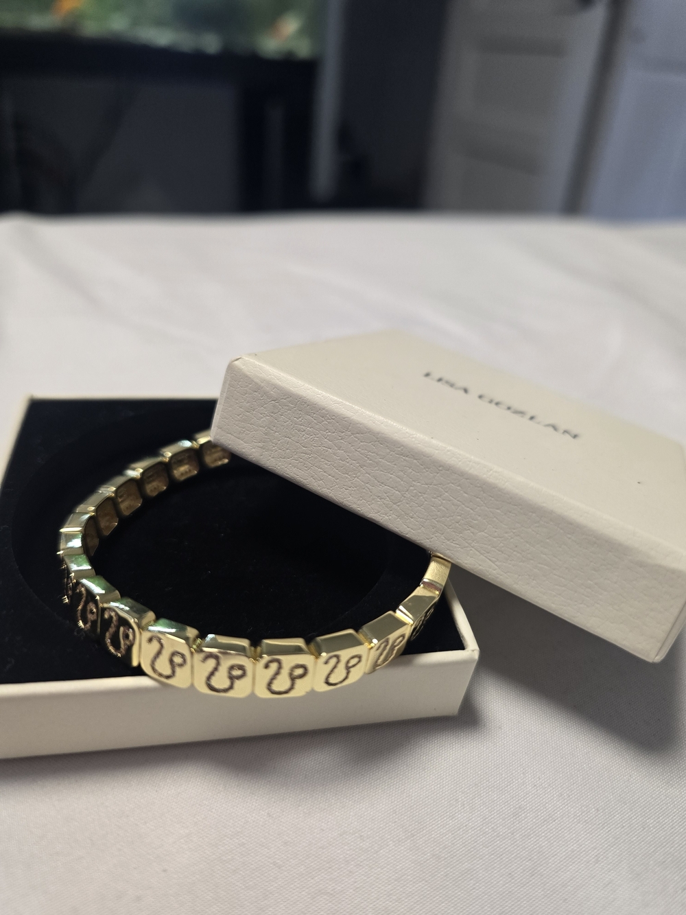 Gold Zodiac Charm Stretch Bracelet